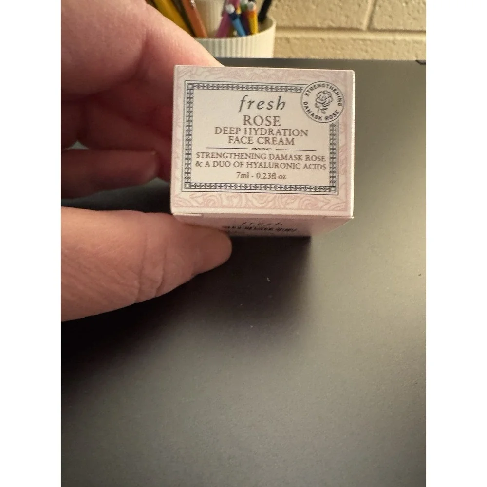FRESH Rose Deep Hydration Face Cream Mini 0.23oz 7ml Travel Size - New!